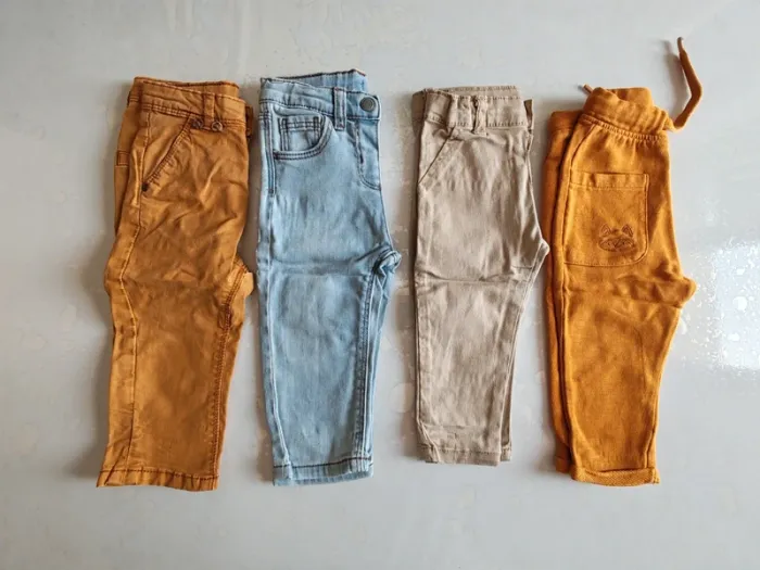Lot pantalon 12 mois jean jogging