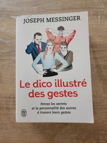 Livre "le dico illustré des gestes" de Joseph Messinger