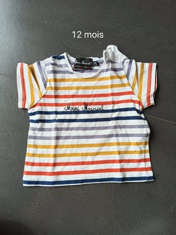 Tee shirt Mini Marcel 12 mois