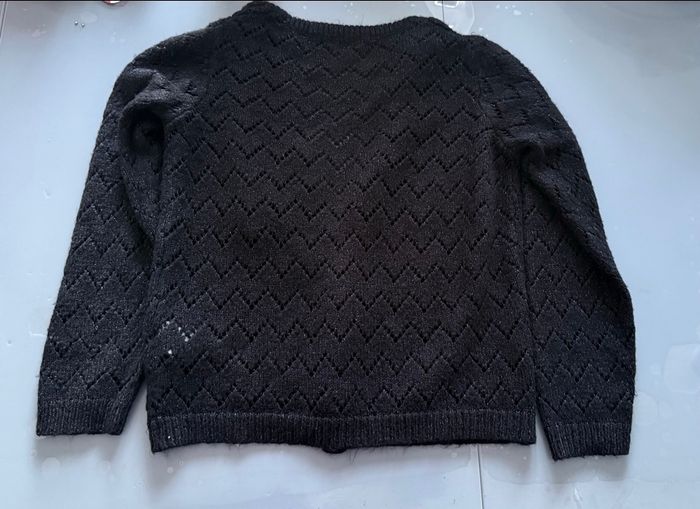 Beau cardigan gilet fille T 10 ans Vert Baudet couleur noir  Très bon état - photo numéro 10