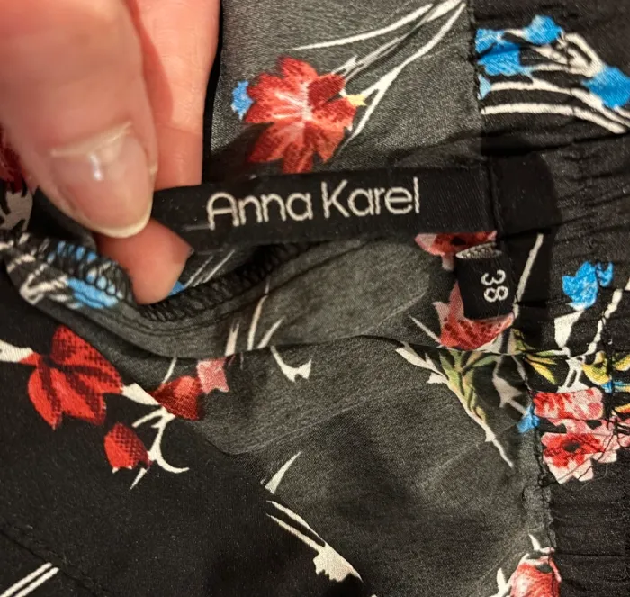 Pantalon fleuri Anna Karel - Taille 38 - photo numéro 6
