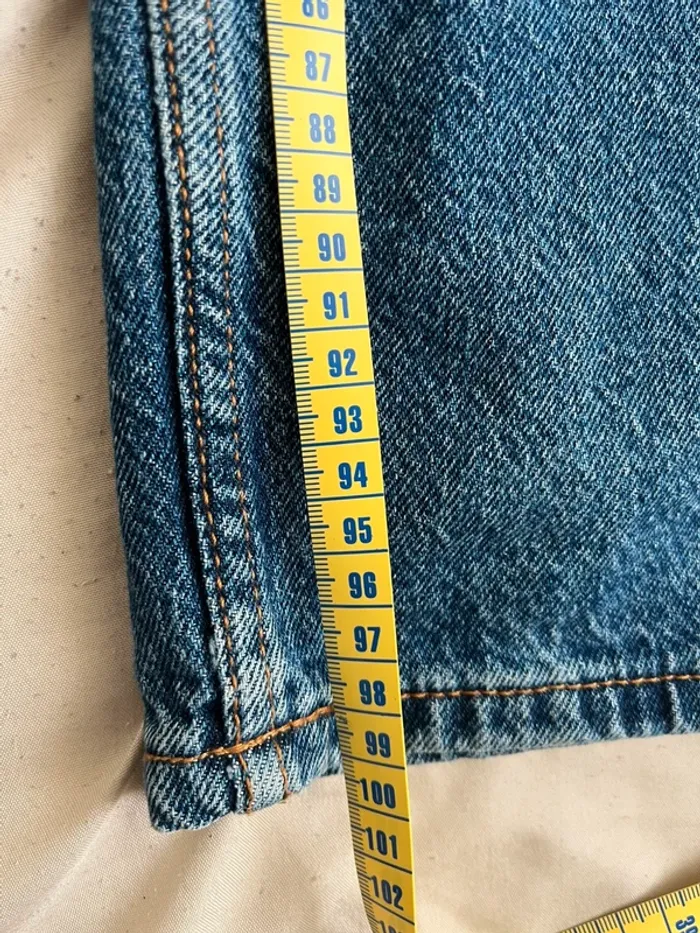 Jean droit bleu taille 38 homme bershka - photo numéro 7