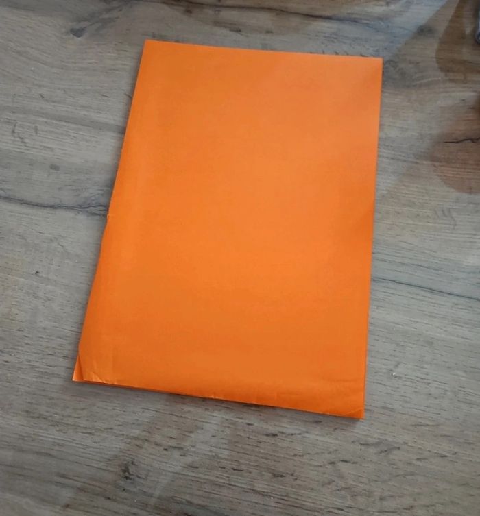 Feuilles coloré orange x33 A4 - photo numéro 2