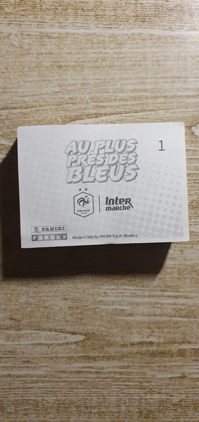 Stickers intermarché panini France 2022 - photo numéro 2