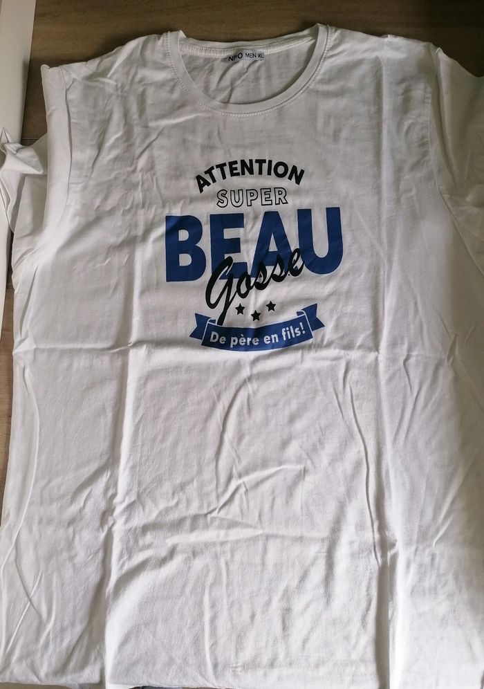 Lot tee-shirts père/fils - photo numéro 6