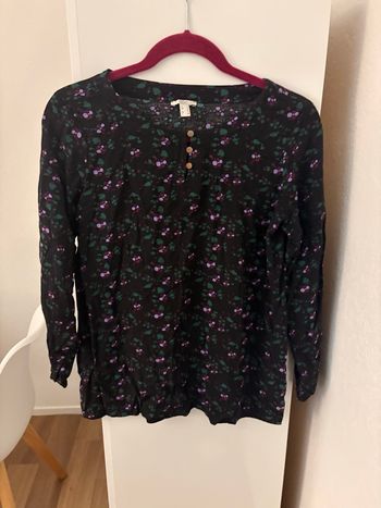 blouse à fleurs