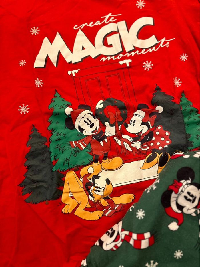 Pyjama de Noël Mickey taille M - photo numéro 2