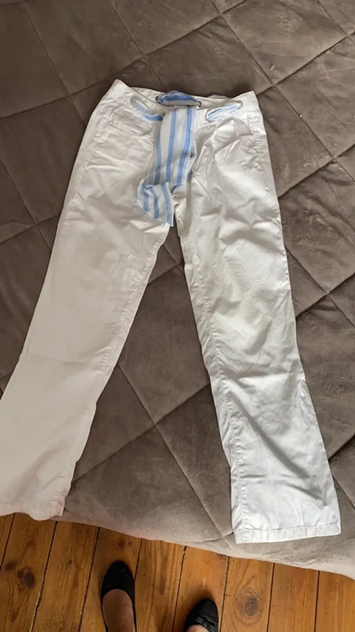 Pantalon blanc Jean Paul Gaultier