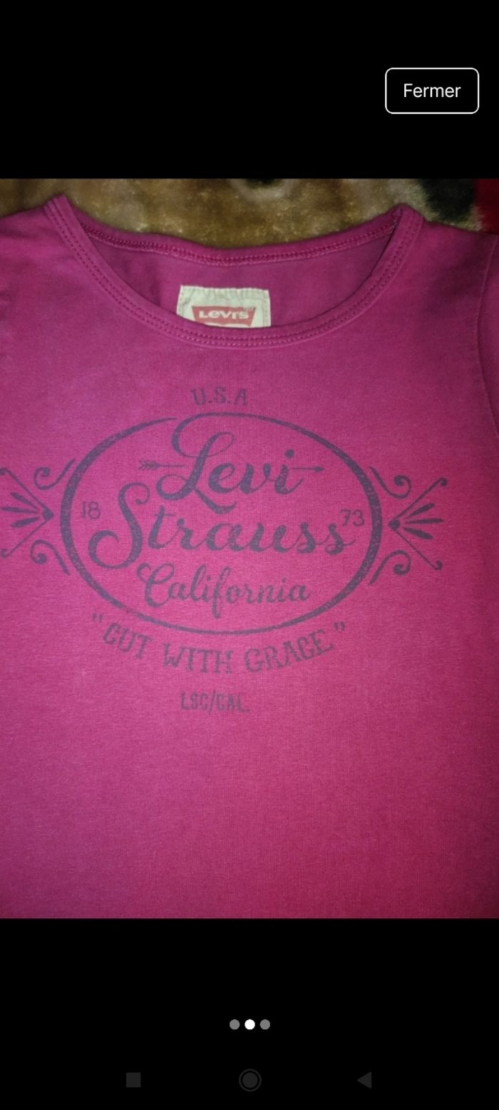 Très jolie haut fille Levi's e3 - photo numéro 2
