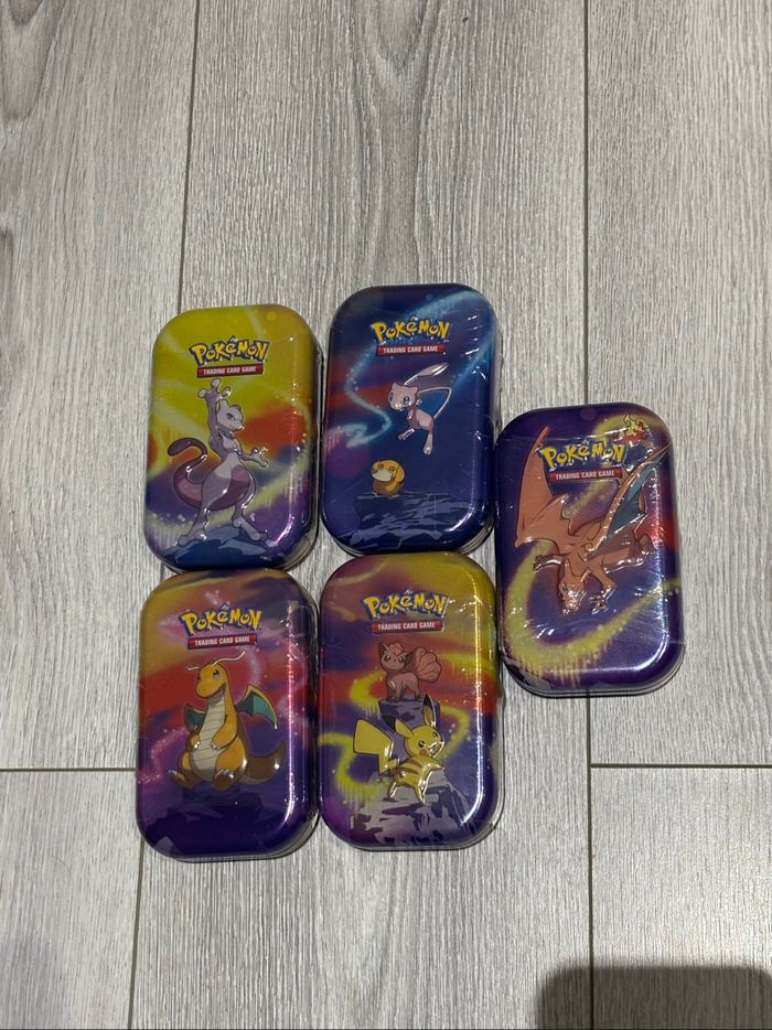 Lot Mini tins kanto