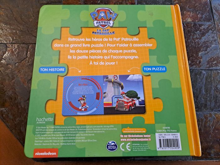 Grand livre Puzzle Pat patrouille - photo numéro 2