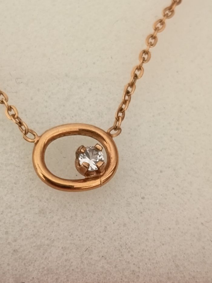 Collier plaqué or. - photo numéro 2