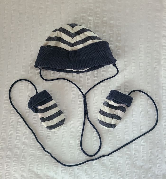 Ensemble bonnet moufle