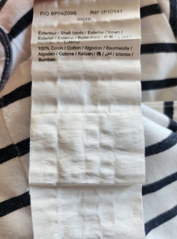 Haut manches longues marinière fille 3 ans - photo numéro 4