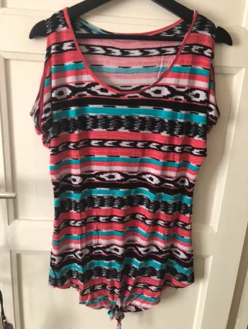 Tee shirt motifs aztèques GEMO t.M