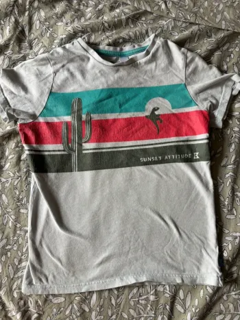 T-shirt cactus okaidi