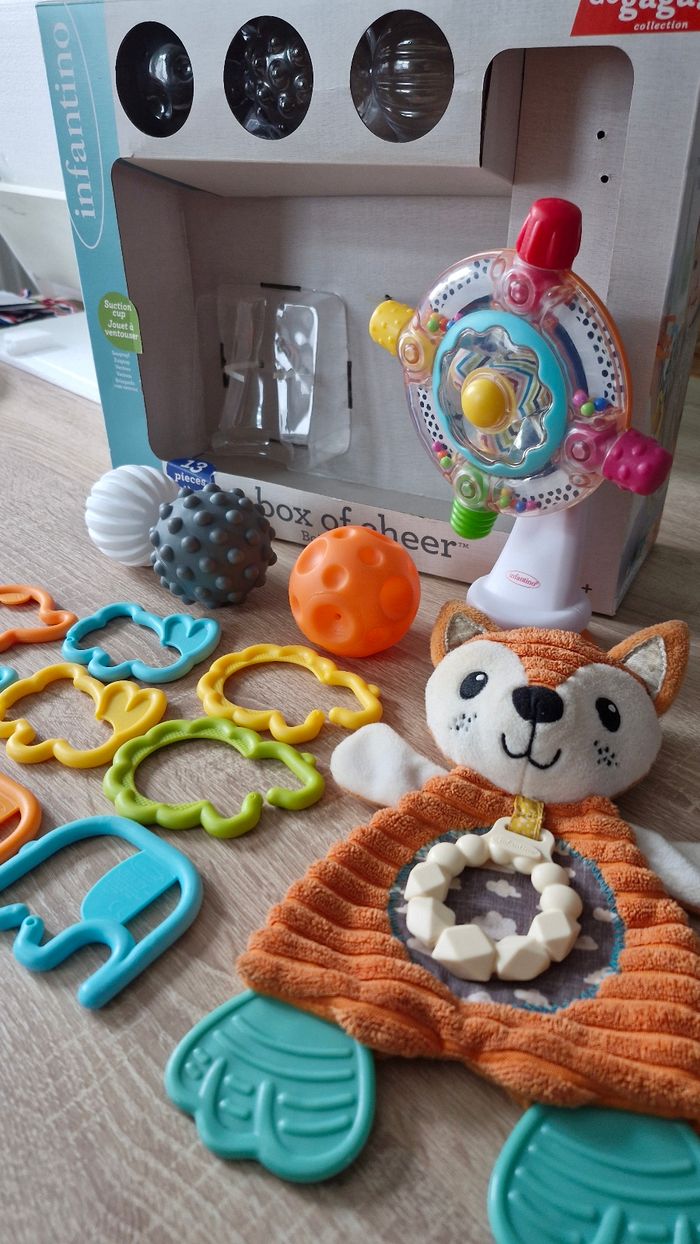 Coffret à câlin renard / coffret d'éveil Infantino Go Gaga - photo numéro 2