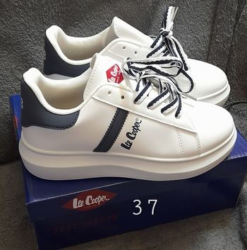 Basket, blanche bleu marine