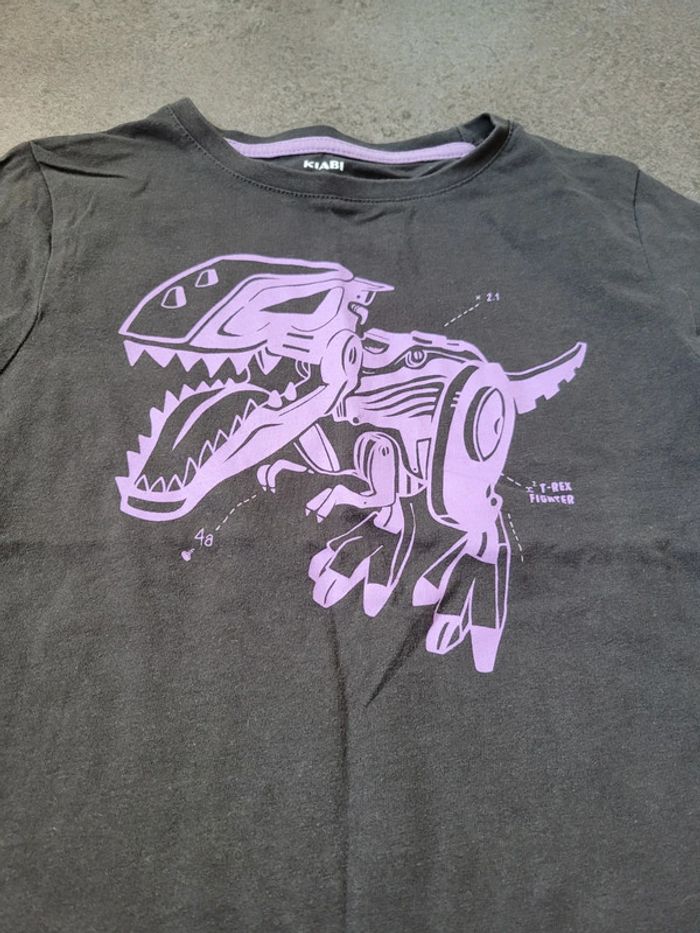 T-shirt manche courte 10 ans kiabi dinausore - photo numéro 2