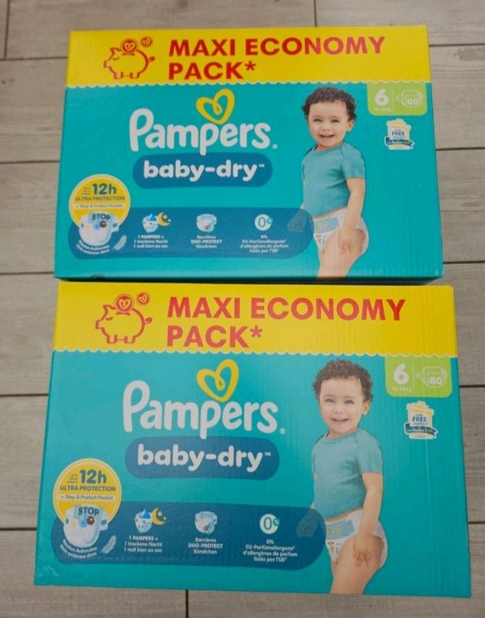 Pampers baby dry taille 6