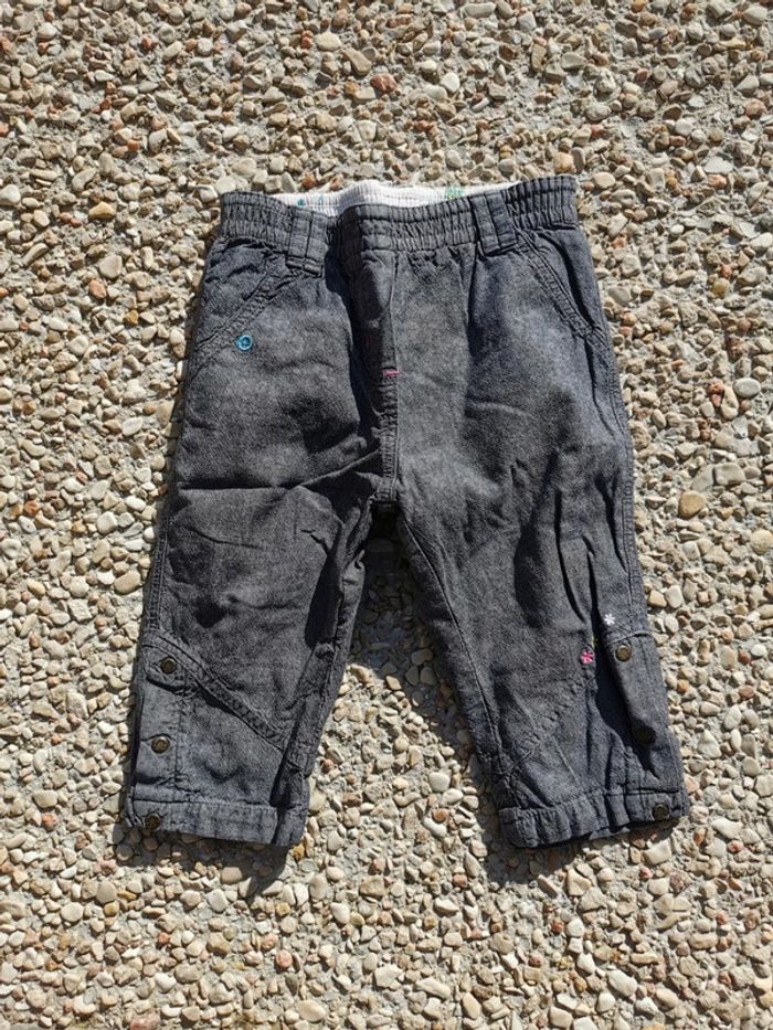 Panatalon gris foncé Catimini 9 mois