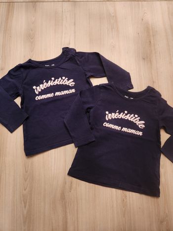 Lot tee shirt 18 mois