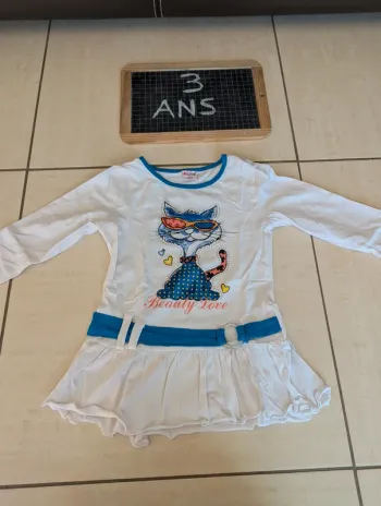 Tunique manches longues 36 mois