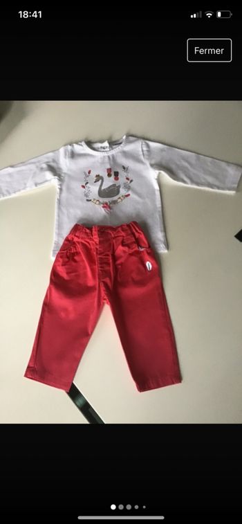 Ensemble teeshirt et pantalon