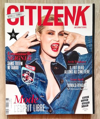 Magazine Citizenk n°79 spécial femme Emmanuelle Seigner été 2016 hasards heureux