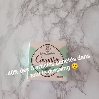 Cavaillès nettoyant visage solide 70g