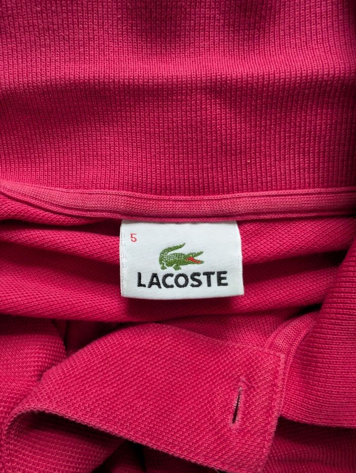 Polo Lacoste Rose - photo numéro 3