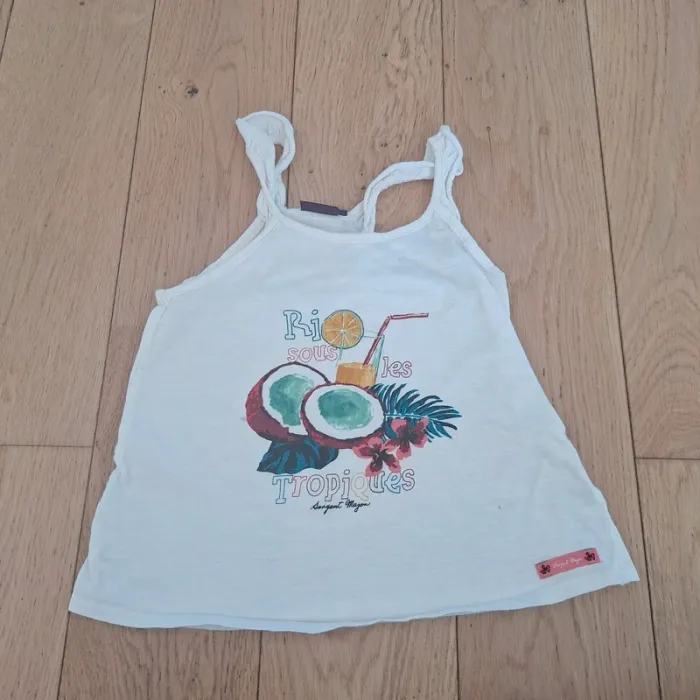 T-shirt débardeur Sergent Major 8 ans