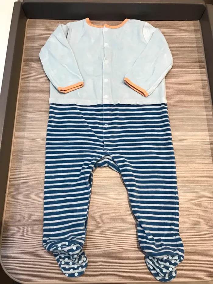 Pyjama bleu ciel Sergent Major 18 mois 🦊 - photo numéro 8