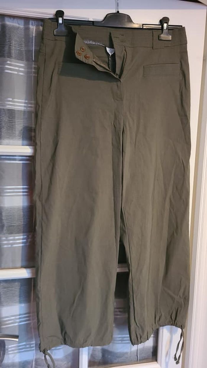 pantacourt large kaki taille 46 - photo numéro 2