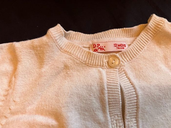 Lot 2 gilets ML 12 mois - photo numéro 2