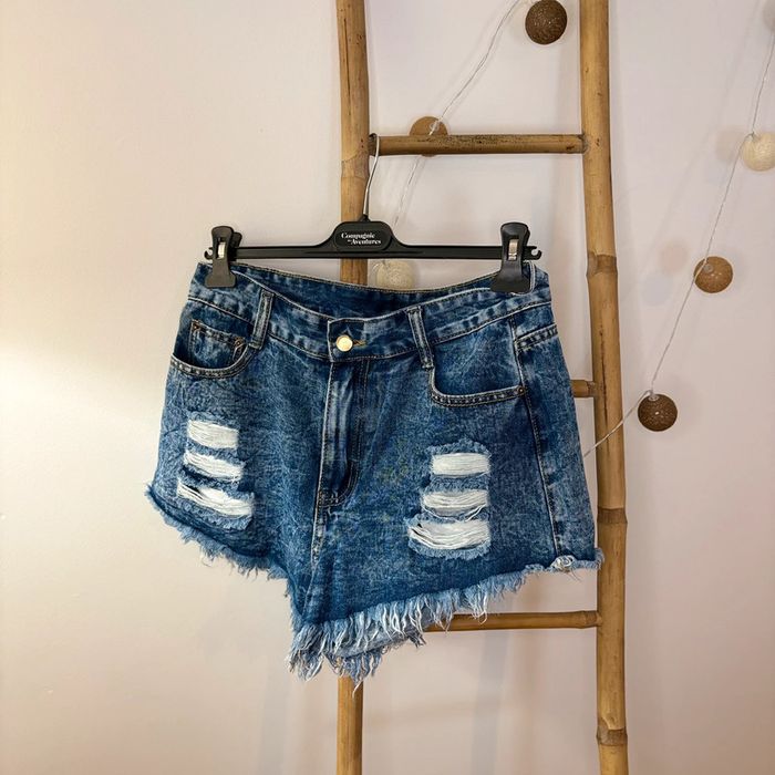 Short en jeans