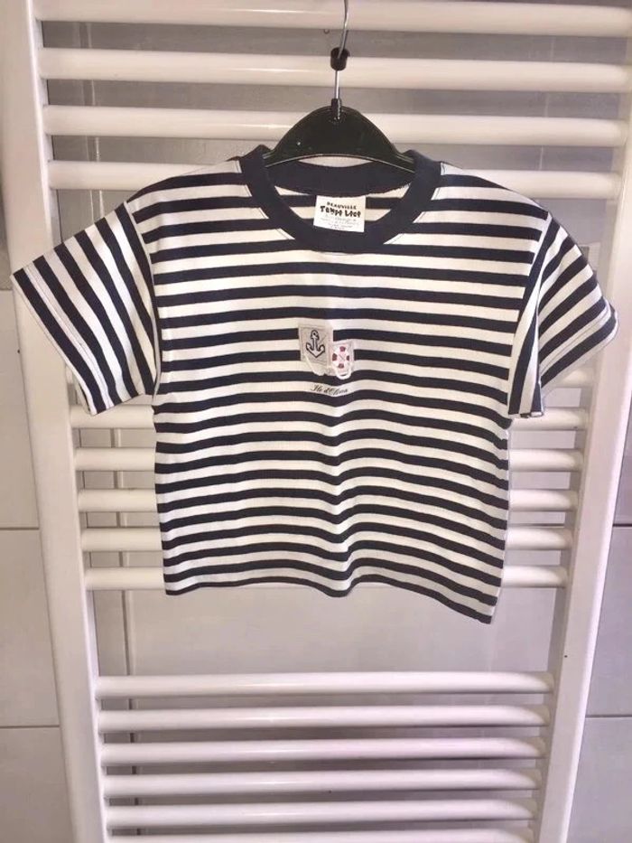 T shirt marinière 4 ans neuf à 5 euros