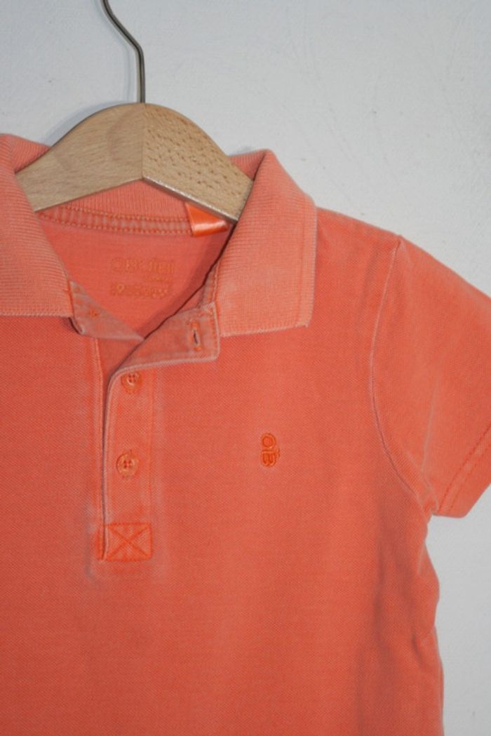 Polo orange Obaibi (couleur passée) 18m - photo numéro 2