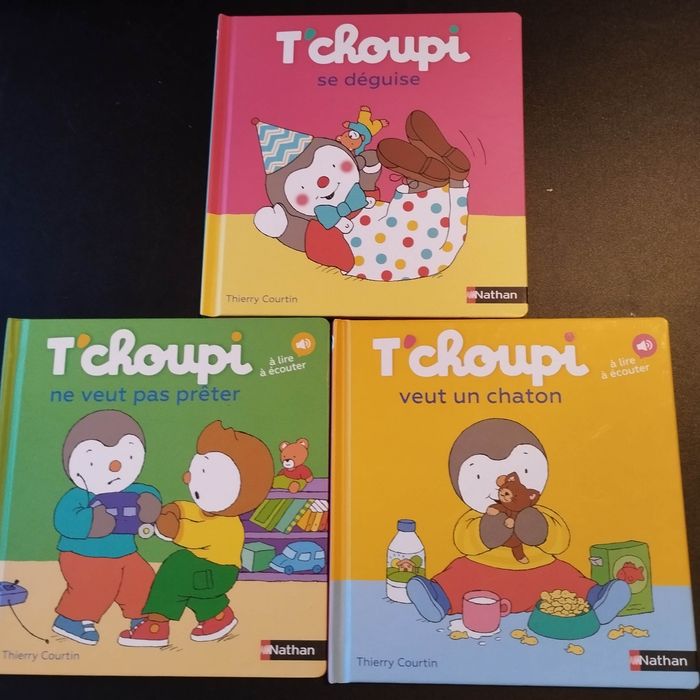 Lot livres enfant Nathan T'choupi