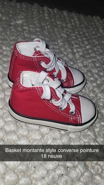 Basket style converse pointure 18