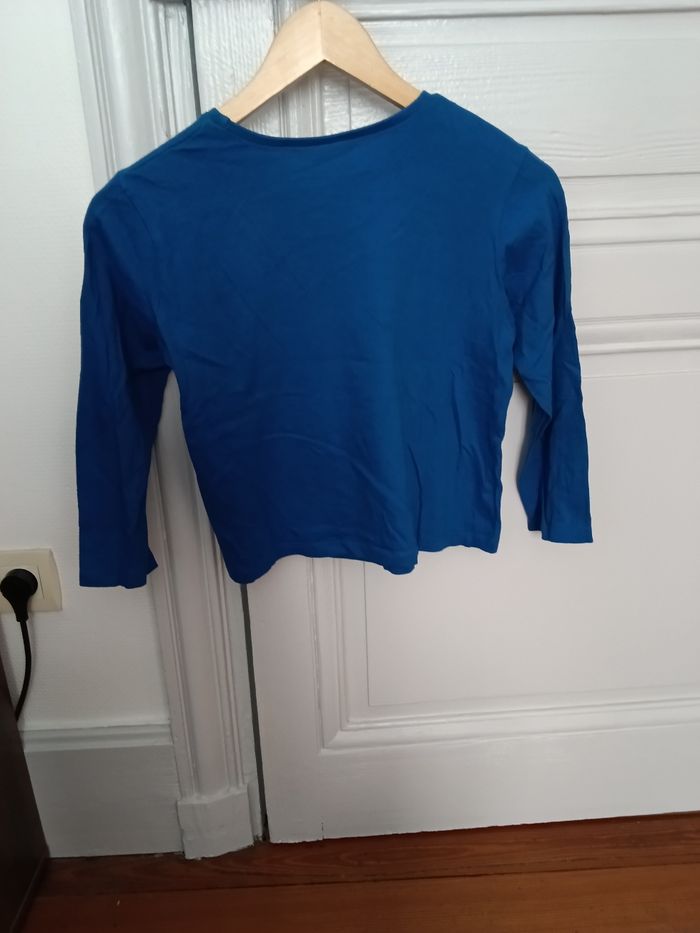 Tee-shirt marvel bleu et multicolore - photo numéro 3