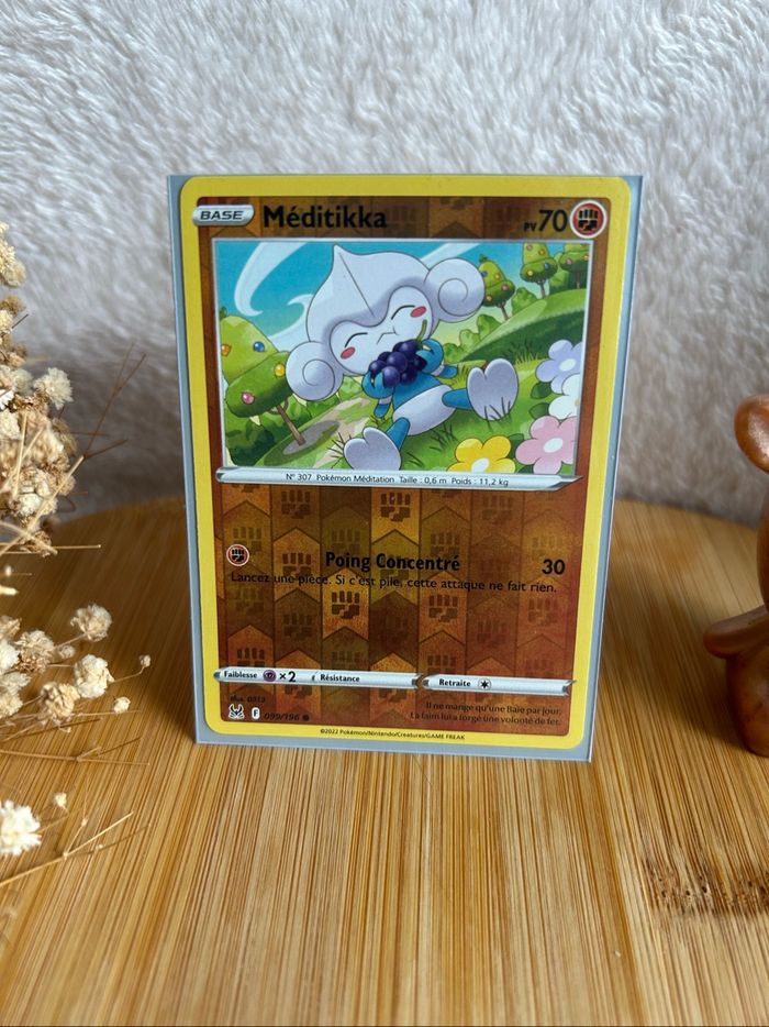Carte Pokémon Méditikka 099/196 – Origine Perdue (2022) - photo numéro 2