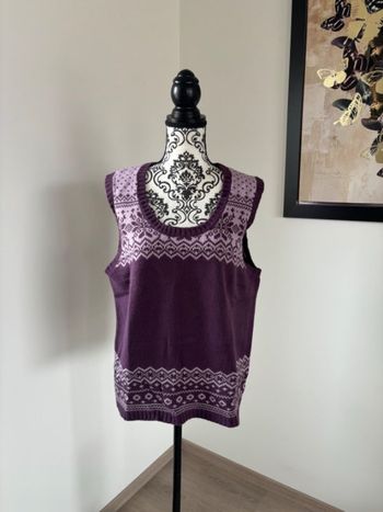 Pull sans manches grande taille