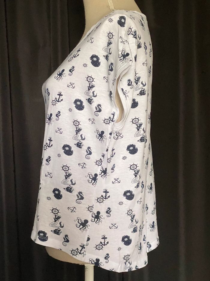 T-shirt motifs marins - photo numéro 2