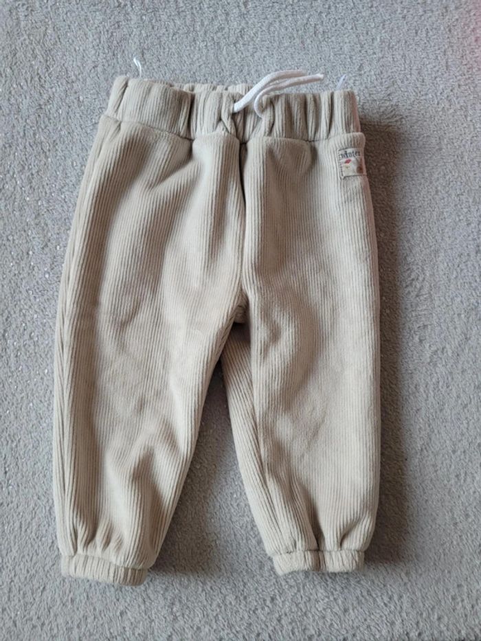 Pantalon hiver 9-12mois 80 cm