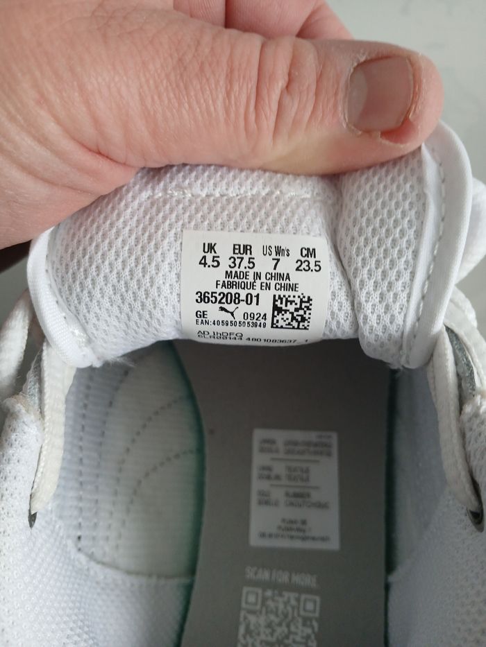 Baskets Puma smash v2 taille 37.5 - photo numéro 4