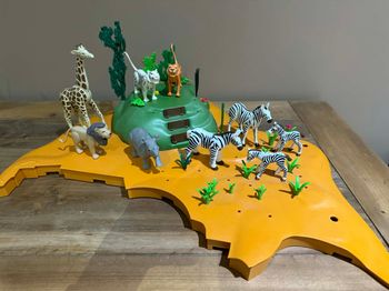 Lot playmobil 9 animaux savane