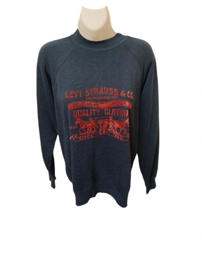 Sweatshirt bleu marine rouge - Levi Strauss & Co - Taille M