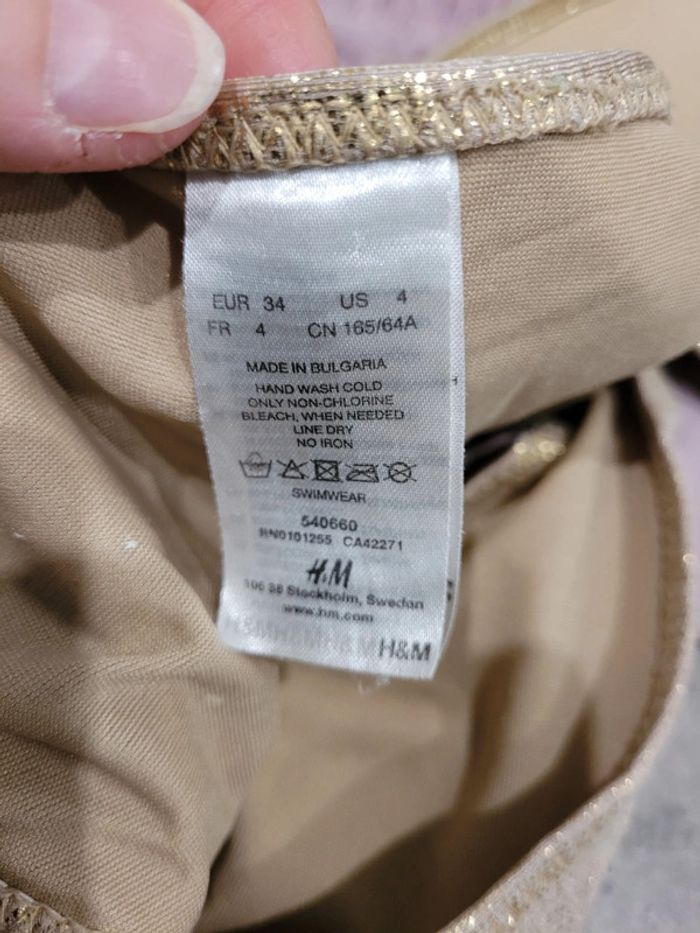 Culotte de bain H&M, taille 34 - photo numéro 3