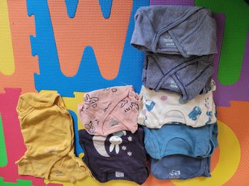 Body manche longue et manche courte